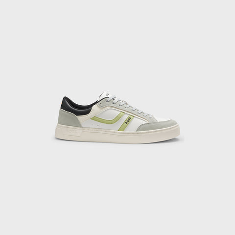 Zapatillas BOSS deportivas de piel sintética con bloques de color.