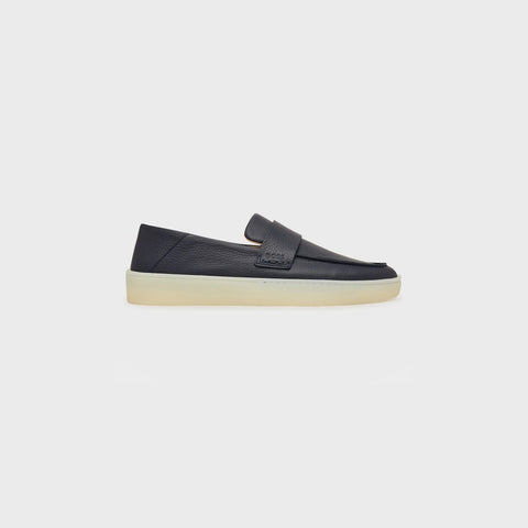 Mocasines BOSS de cuero - Azul marino