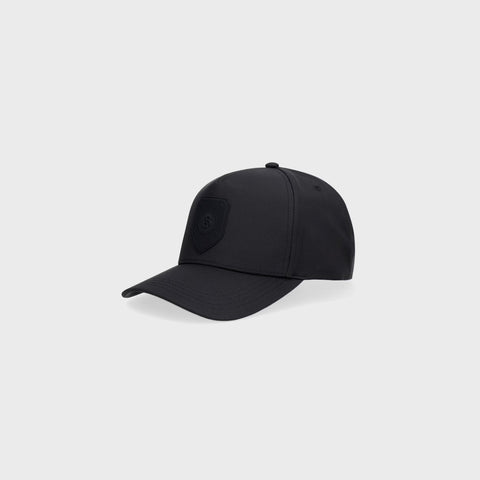 Gorra BOSS en Algodón Con Placa del mundial y Logo B Negro