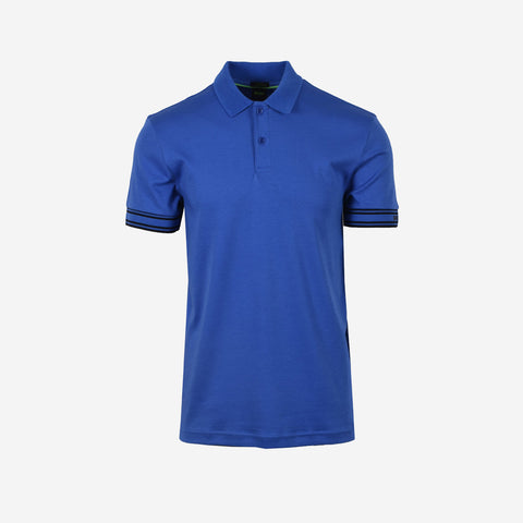 Polo BOSS Slim fit en Algodón con Mangas de rayas