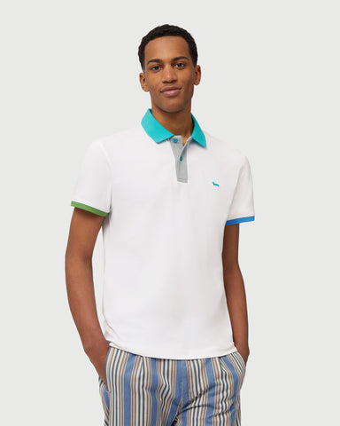 Polo Shirt Harmont & Blaine Con Detalles de Colores Regular Fit