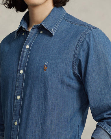 Camisa POLO Ralph Lauren En Denim Custom fit