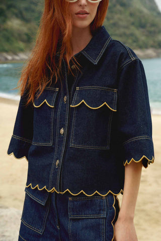 Jacket Denim Bordado FARM Rio