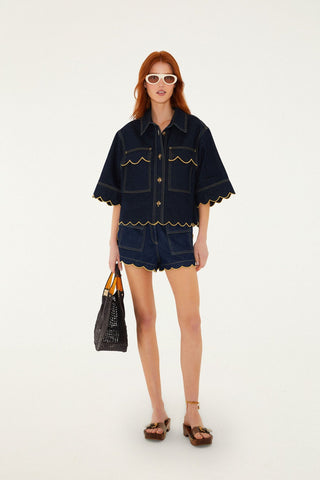 Jacket Denim Bordado FARM Rio