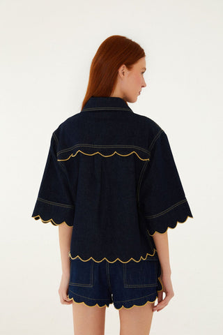 Jacket Denim Bordado FARM Rio