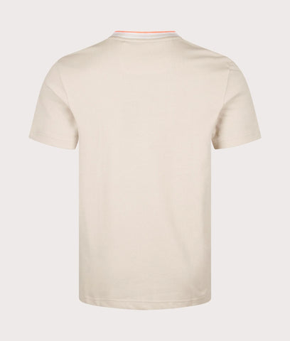 T-Shirt BOSS de algodón Piqué con logotipo tonal Regular Fit