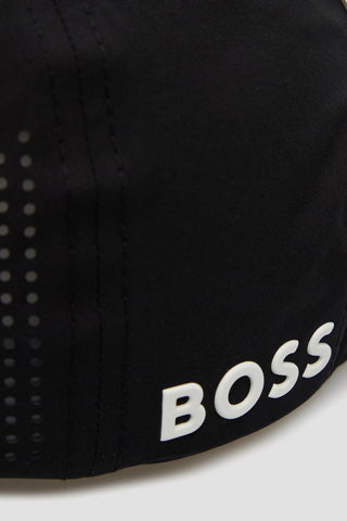 Gorra BOSS Dry fit Perforada con stretch y logo brillante