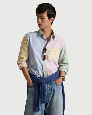 Camisa POLO Ralph Lauren Fun Shirt de Rayas Oxford Custom fit