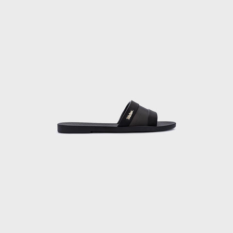 Sandalias Melissa Sun Hollywood Tipo Slide en Goma - Negro