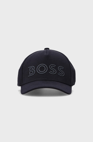 Gorra BOSS Con Visera De Algodón Y Detalle De Logo