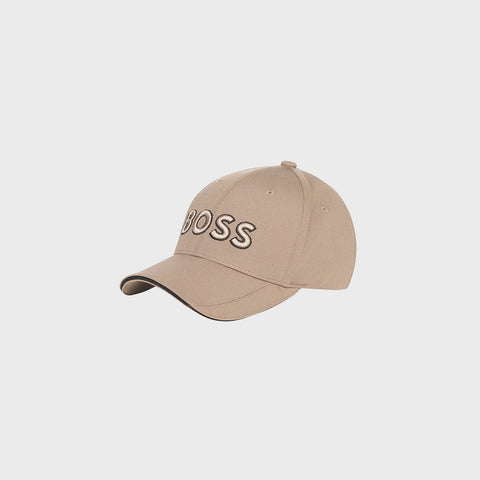 Gorra BOSS en Algodón de Piqué con Logo Bordado