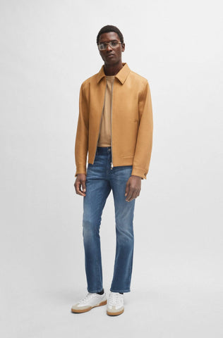 Jeans Boss Slim Fit Italiano Acabado Súper Suave Delaware