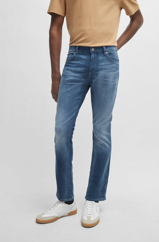 Jeans Boss Slim Fit Italiano Acabado Súper Suave Delaware