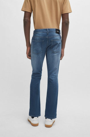 Jeans Boss Slim Fit Italiano Acabado Súper Suave Delaware