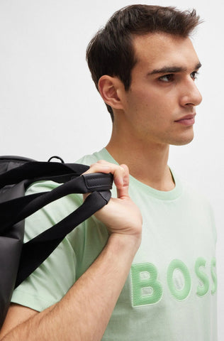 Suéter BOSS Regular Fit Mesh Logo