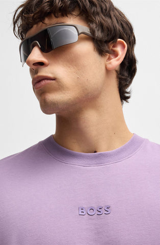 Suéter BOSS oversize Fit Con Logo tridimensional en el centro