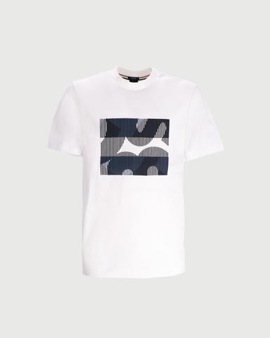T-Shirt BOSS con estampado bordado Regular Fit