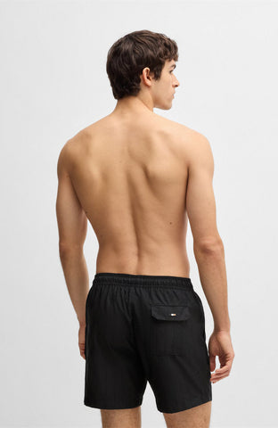 Traje de Baño BOSS con logo caligrafiado bordado secado rápido