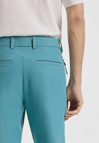 Pantalón BOSS en mezcla de algodón elástico tipo Chinos Slim Fit