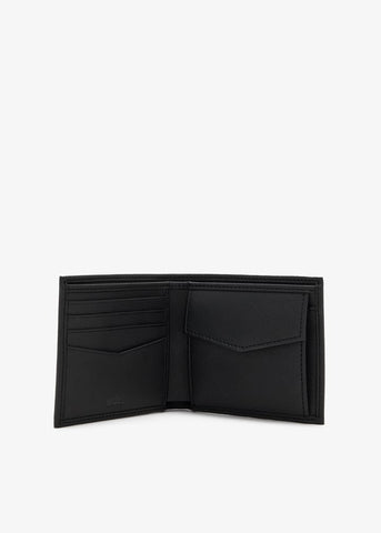 Set BOSS de Cartera Bifold y Llavero en Piel con Monograma Double B