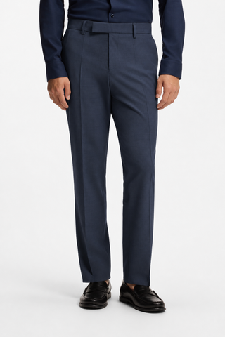 Traje BOSS P-Huge-2Pcs-FLWG-263 Slim Fit – Azul oscuro