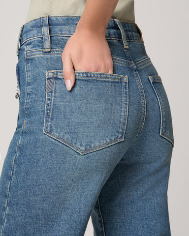 Jeans Paige Leenah W Zip Patch Pockets