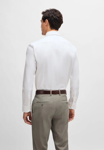 Camisa BOSS Performance Slim Fit en Tejido elástico
