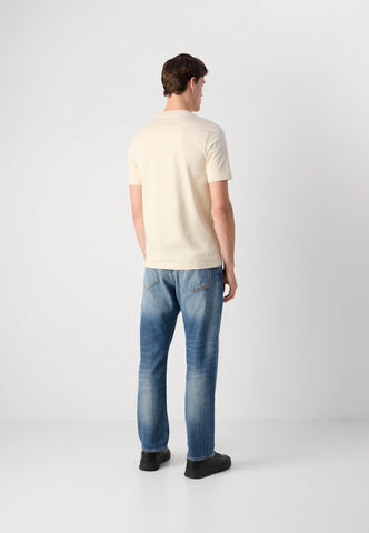 T-Shirt BOSS Regular Fit en Algodón Mercerizado con Stretch