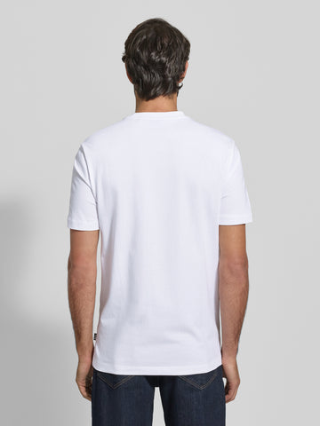 T-Shirt BOSS Regular Fit con Grafico de Temporada en Relieve