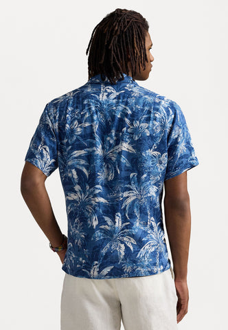 Camisa En Lino POLO Ralph Lauren Tropical Print Classic Fit