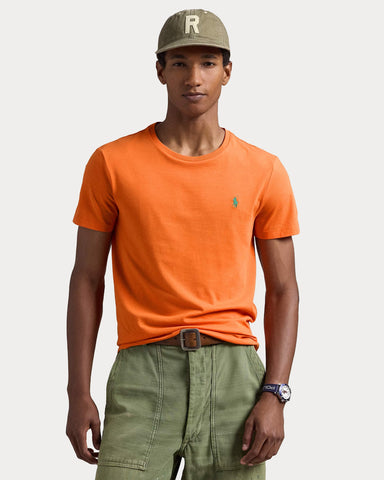 T-Shirt Slim Fit Con Pony Bordado