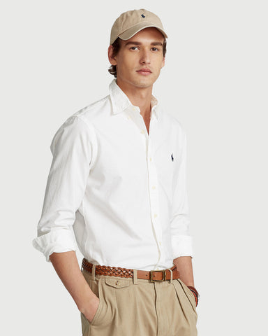 Camisa Polo Ralph Lauren Oxford Mangas Largas Custom fit