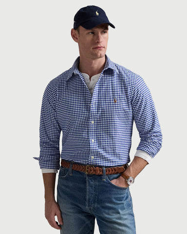 Camisa POLO Ralph Lauren Manga Larga Oxford Custom Fit