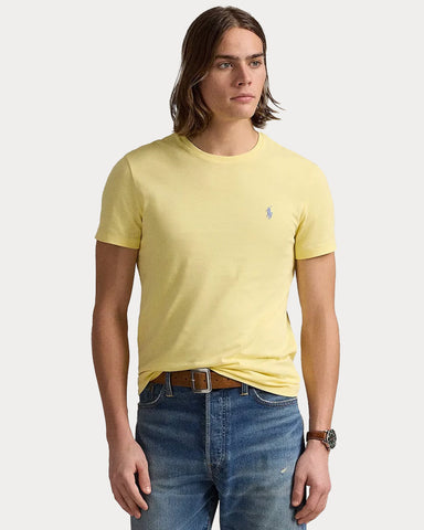 T-Shirt Ralph Lauren Custom Slim Fit Con Pony Bordado Classic