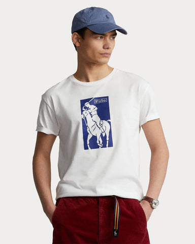 T-Shirt Polo Ralph Lauren Regular Fit Con Grafico de Pony Grande