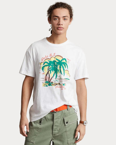 T-Shirt Polo Ralph Lauren Regular Fit Con Grafico de Verano