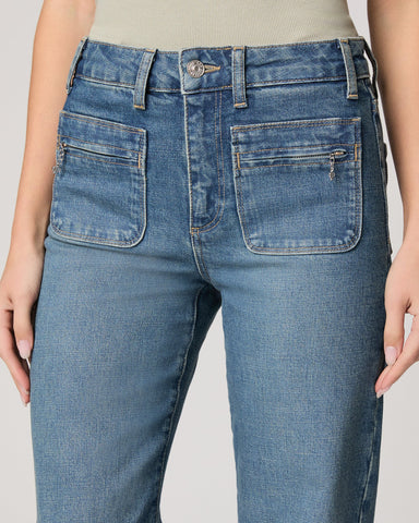 Jeans Paige Leenah W Zip Patch Pockets