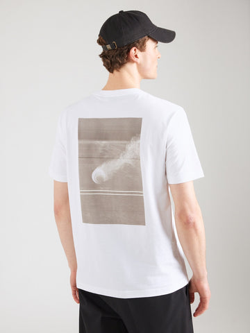 T-Shirt BOSS Regular fit con logo degradado