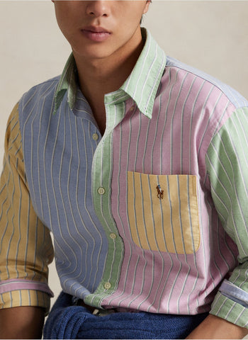 Camisa POLO Ralph Lauren Fun Shirt de Rayas Oxford Custom fit
