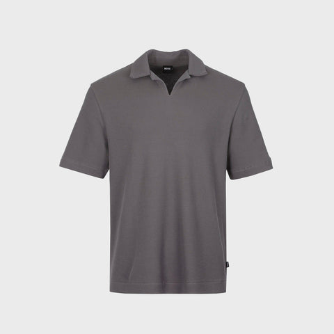 Polo BOSS de Punto para Hombre - Morado Medio