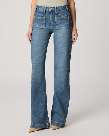 Jeans Paige Leenah W Zip Patch Pockets