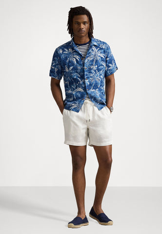 Camisa En Lino POLO Ralph Lauren Tropical Print Classic Fit