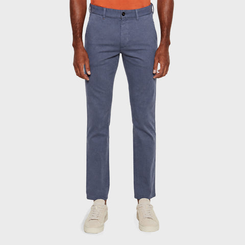 Pantalón Chino Slim Fit BOSS Texturizado Stretch Hombre - Azul