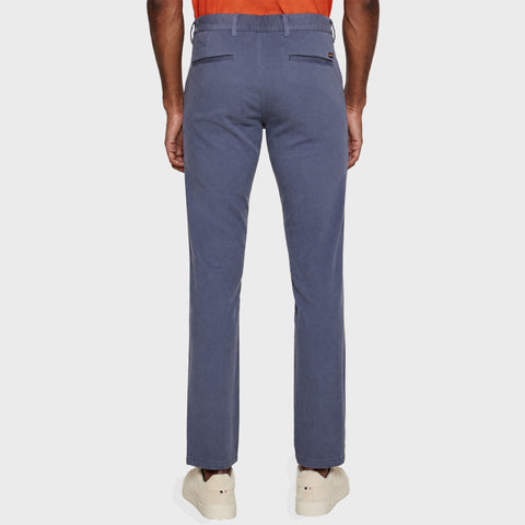 Pantalón Chino Slim Fit BOSS Texturizado Stretch Hombre - Azul