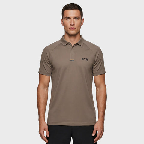Polo BOSS Performance para Hombre - Verde Claro