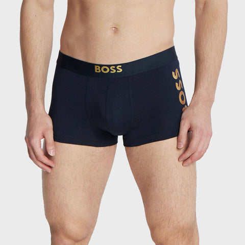 Bóxer Woven BOSS de Algodón con Cinturilla Elástica Hombre