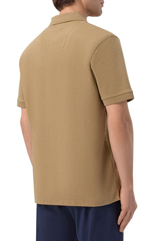 Polo Shirt BOSS de Algodón mercerizado con detalles de Monograma Regular Fit