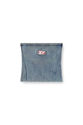 Top Diesel en Denim con Placa de Logotipo en metal Slim Fit m-clarksvillex-c