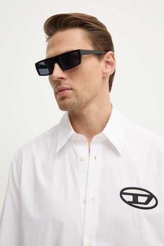Camisa Regular Fit de popelín de algodón S-Simply-Dnm