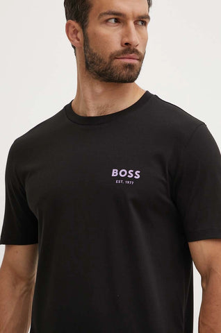 Suéter BOSS Regular Fit En Algodón Con Ilustración De Temporada